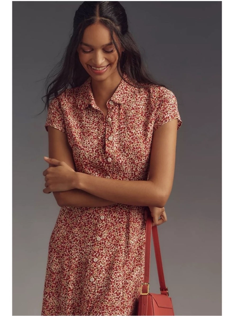 Reformation Floral Wilma Midi Dress